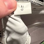 None Black and white geometric print two piece swimsuit women’s medium Photo 9