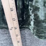 Forever 21 Milkmaid Top M Goblincore Green Velour Peplum Y2K Fairy Romantic Bohemian Photo 9