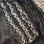 Christopher & Banks  Black and White Striped Scarf Photo 3