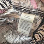 Per Se  Palm Print Linen Blend Drawstring Pants‎ Size Large Photo 6