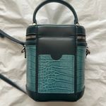 Green Leather Croc Printed Zipper Mini Buckle Bag Crossbody Bag Photo 9