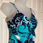 Vintage Jamaica Bay 1990s Ruffled Front Paisley Print Tankini Swim Top 8 Photo 6