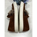 Joyks Suede Fur Loafers Platform Comfort‎ Casual Shoes Brown Size 38 Photo 7