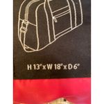 London Fog Brand New  13x18x6 Foldable Travel Duffle Bag Raspberry Pink $78 Photo 3