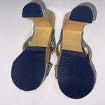 Tommy Hilfiger Vintage  Y2K 90s Studded Wooden Block Denim Heels Size 6M Photo 7