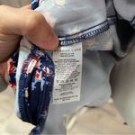 Morgan Lane X FabFitFun Navy Blue Floral Satin Robe S/M Photo 5