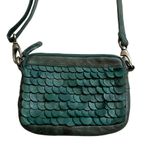 Cowboysbag Amsterdam Forest Green Layered Flaps Leather Crossbody. Photo 4