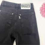 The Ragged Priest X Free People Back Slash Mom Jeans: Charcoal Black Rigid Denim Photo 12