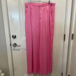 ZARA  • Pink Wide Leg • High Waist • Satin Effect Pants • Size XXL Photo 9