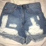 B.Original denim high waisted shorts Photo 0