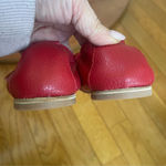 FERCA 81 Italian Leather Red Bow Ballet Flats Shoes Size 38 New Photo 6