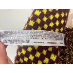 ZARA Cut Out Checkered Knit Long Sleeve Sweater S Photo 6