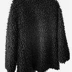 Max Studio Stylish Black Faux Fur Teddy Jacket - Size M Photo 3