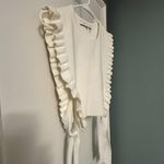 English Factory  ivory open side ribbed sweater vest size small cottage peasant Photo 4