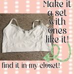 Aerie Blue Superchill Seamless Lace Trim Corset Tank Top Bralette - size XL Photo 7