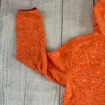 Little Donkey Andy size medium orange pink trim full zip hoodie jacket Photo 9