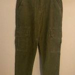 Green Corduroy Cargo Pants Photo 0