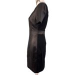 Antonio Melani NWT -  Black Rowan Leather Dress - Size 4 Photo 7