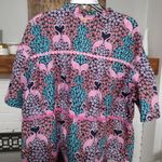Simply Southern NEW Colorful Flamingo Print Blouse Photo 2
