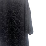 Cest La Vie Women's Size Large Whimsical Goth Witchy Velvet Open Front Cardigan Black Photo 9