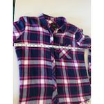Rails  Women's Blue White Pink Plaid Soft Fall Button-down up Flannel Medium Photo 2