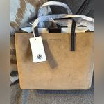 Tory Burch Authentic  Suede /leather magnetic closure 2 compartments crossbody Photo 1