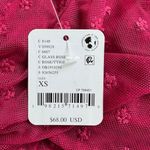 Free People INTIMATELY Most Likely Layering Top Sheer Glass Roses Red NWT XS Photo 7