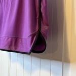 Athleta Run With It High Rise Skirt Skort Fitted Shorts Sz Lā Purple Key Pocket Photo 2