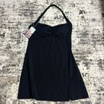 Halara Softlyzero Plush Halter Ruched Backless Split Hem Mini Active Dress NWT Photo 3