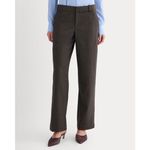 Everlane  Straight-Leg Trouser In Tailor Twill Khaki Sz 2 Photo 1