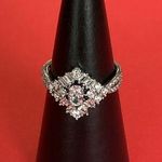 Bomb Party RBP5462 “This Love I Found” Cubic Zirconia on Rhodium Size 9 Ring NWT Silver Photo 0