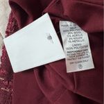 Hill House NWT Burgundy Valentina Tweed Jacket with Gold Buttons Old Money - Med Photo 6