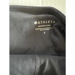 Athleta  Elation Capri High Rise Crop Yoga Pant Large Black Athleisure Photo 3