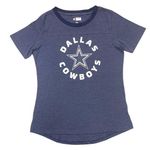 NFL Team Apparel NFL Dallas Cowboys Women's Short Sleeve T-Shirt Heather Navy, Large Photo 0
