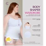 Brand New Curveez Women's Size XL White Incredibly Shaping Jacquard Cami Shape Photo 2