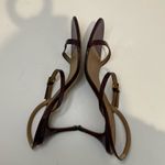 Tory Burch Penelope Slingback High Heel Sandals Malbec Burgundy Strappy Size 10 Photo 8