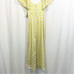 ZARA NWT Satin Polka Dot Flutter Sleeve Midi Dress Photo 7