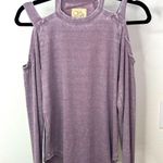 Chaser Strappy Cold Shoulder Long Sleeve Tee Photo 3