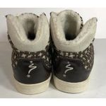 Skechers  Womens Brown Gold Plaid Leather Sherpa Lined High-Top Sneakers Size 6.5 Photo 6