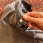 Lululemon GREY STRAPPY BACK ATHLETIC TANK HIP LENGTH Photo 4