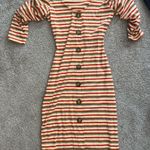 No Comment Striped Midi Dress  Photo 2