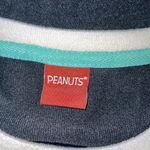 Peanuts Snoopy "Did Someone Say Food" Soft‎ Crop Top Size Small Blue Photo 3