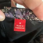 Elle  Grey/Purple Floral Print Midi High-low Skirt Size 8 Photo 2