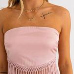 Le lis Pink Fringe Top Photo 0