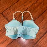 Victoria's Secret Victoria’s Secret 36DD Turquoise Blue Bra Front Closure Lightly Lined Cups Photo 2