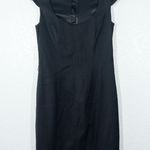 Armani Exchange  Black Workwear Sheath Dress Size 0 Photo 0