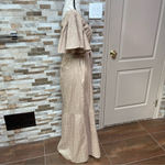 Sim & Sam NWT beige 100% cotton maxi dress with belt Sz M Photo 4