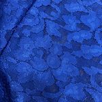 Speechless Dress Blue Floral Lace Cut Out Back Knee Length Juniors 13 Photo 8