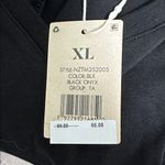 Nic+Zoe Black V-Neck Top with Gold Button Accents Photo 6