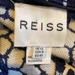 Reiss  Alberto navy jacquard body con sleeveless dress sz 8 Photo 7